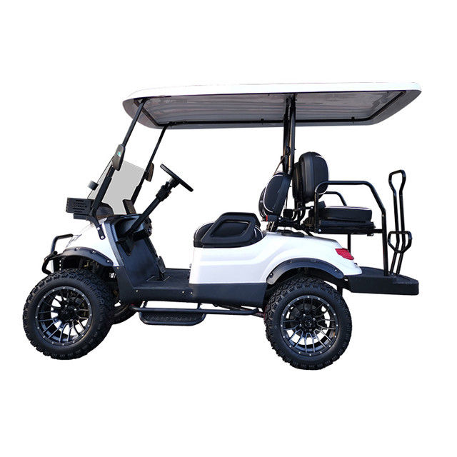 Nouveau chariot de golf électrique à batterie au lithium équipé d'un système de sécurité pour les visites touristiques