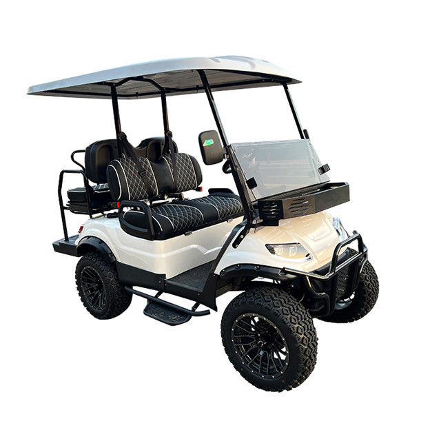 Nouveau chariot de golf électrique à batterie au lithium équipé d'un système de sécurité pour les visites touristiques