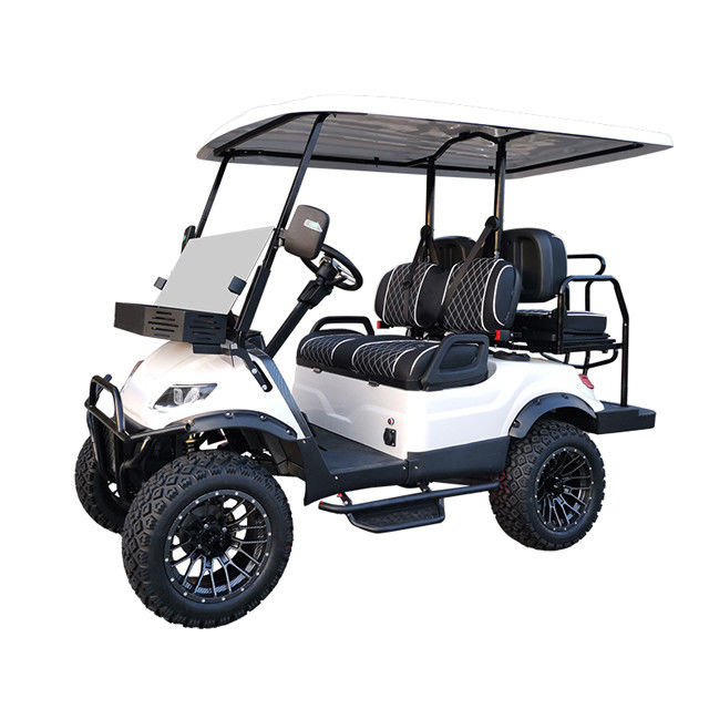 Nouveau chariot de golf électrique à batterie au lithium équipé d'un système de sécurité pour les visites touristiques