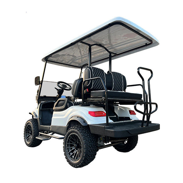 Nouveau chariot de golf électrique à batterie au lithium équipé d'un système de sécurité pour les visites touristiques