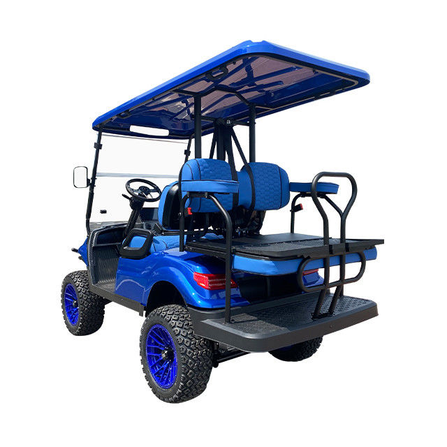 72 V 4 Passager ESP 4 roues électrique à moteur Voiture de golf légale de rue