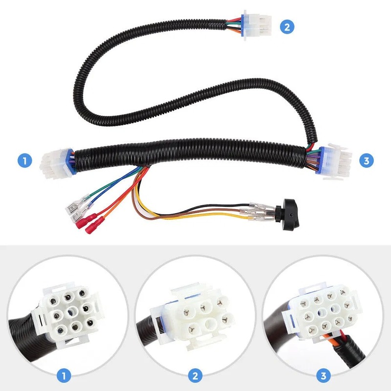 LED Light Kit for Club Car Precedent (2008.5-Up) with 12-48 Volts Operation and 10,000+ Operating Hours