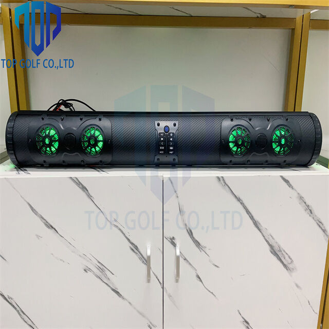 Vente Flash Qualité Audio et Look Élégant Barre de Son Premium pour Voiturette de Golf 18