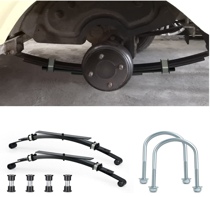 Kit de ressort arrière à 4 feuilles avec boîtier et manches pour voiture de club DS Golf Cart 1014675