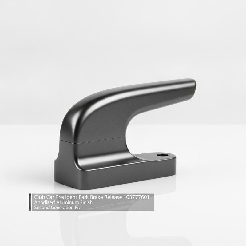 Club Car Precedent Park Brake Release 103777601 Remplacement OEM Finition en aluminium anodisé Deuxième génération