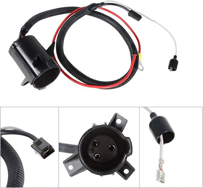 Club Car Precedent Chargeur Réceptacle 103375501 OEM Remplacement Direct Fit Boîtier Résistant à la Corrosion Broches