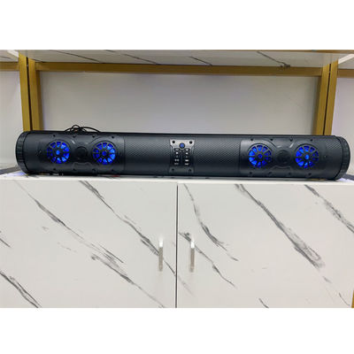 Barre sonore avec connecteur BT amplifié et éclairage LED 8 haut-parleurs étanche