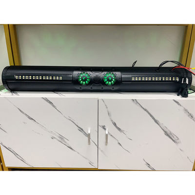 Extérieur Amplifié ATV UTV Golf Cart BT Connecteur 8 haut-parleur Soundbar étanche à l'eau avec éclairage LED 500 watts